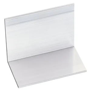 Expressversand Verlegesysteme Abschluss- und Haltewinkel (Inhalt 5 Stück) für Deck- und Universalprofil 60 x 36 mm - Silber(Verpackungseinheit: 5Stück)
