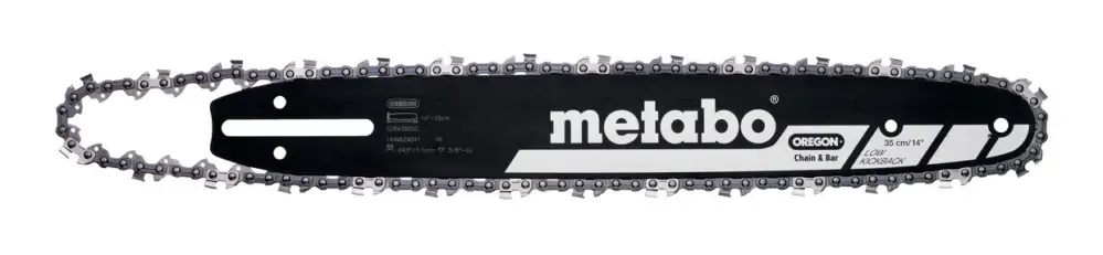 Metabo Set Oregon Sägeschiene 35 cm + Sägekette 35 cm (3/8"LP / 1,1 mm) Billig