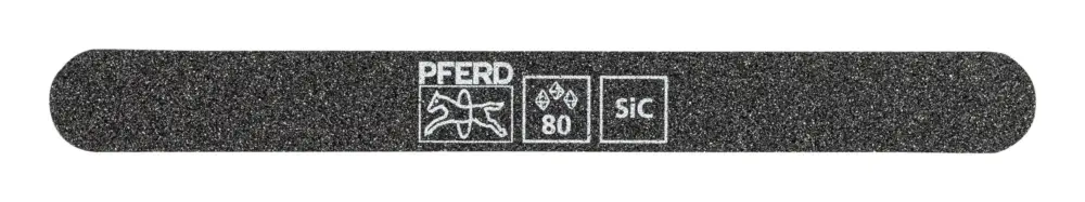 Bestpreis Pferd Schleiffeile SF-R147-15-5 flexibel, 147 x 15 x 5 mm, SiC K 80, runde Enden