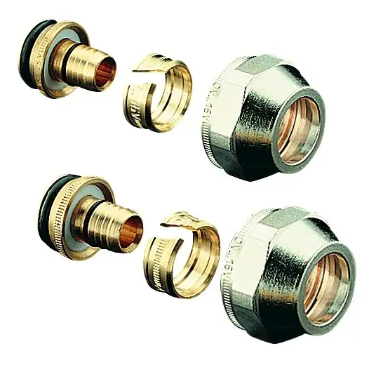 Expressversand OVENTROP Klemmringverschraubung Cofit S G ¾ ÜM 20 x 2 mm - vernickelt