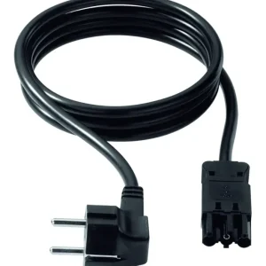Bachmann Geräteanschlussleitung 3p H05VV-F 1,5 qmm L5000mm 3 x 1,5 qmm schwarz Netzstecker Buchse Neuheit