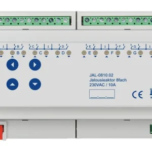 MDT Jalousieausgang KNX REG 8f 10A Handbedienung Bussystem KNX Begrenztes Angebot