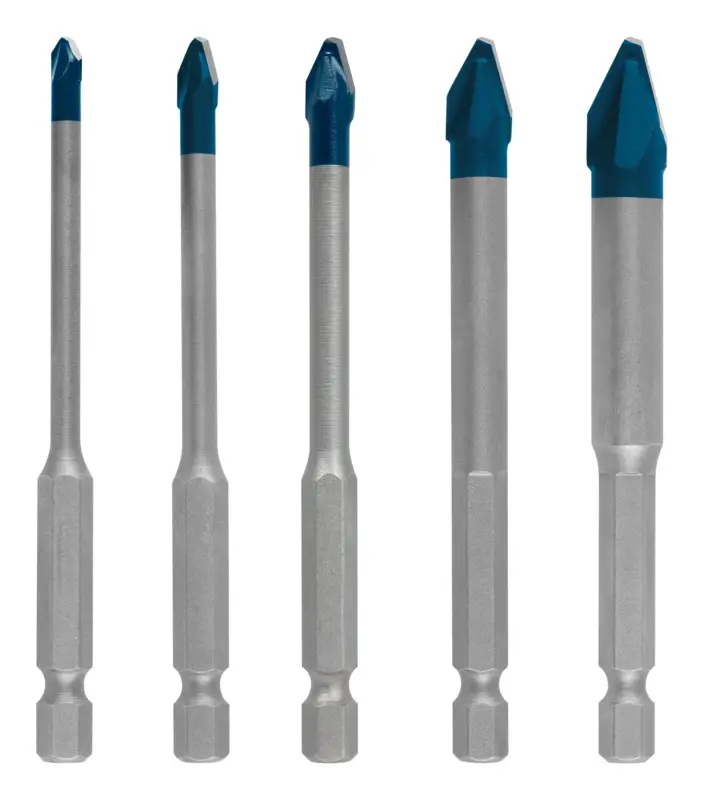 Begrenztes Angebot Bosch Expert HEX-9 HardCeramic Bohrer-Set, 4/5/6/8/10 mm, 5-teilig