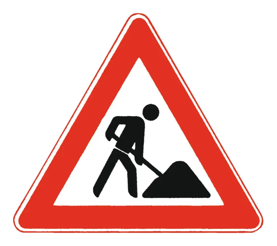 Sale Adco Verkehrszeichen 123 Dreieck 900 mm Baustelle RAL-Gütezeichen Folie RA1
