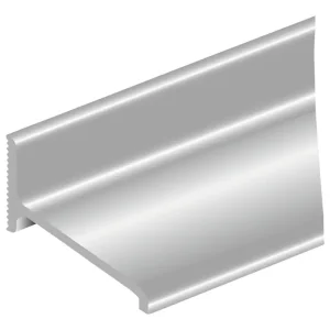 Billig Ellen Wasserschenkel ALD-A zum schrauben Alu silber L2000, Sh. 21, Ausladung 35