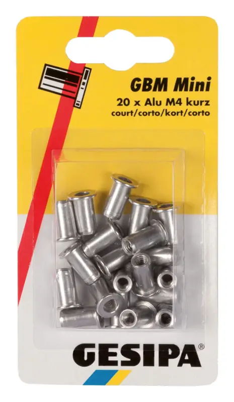 Finale Aktion Gesipa Blindnietmutter M5 mittel Mini-Pack