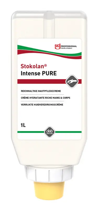 SC Johnson Professional Stokolan Intense PURE reichhaltige Hautpflegecreme, unparfümiert - 1000 ml Softflasche Expressversand