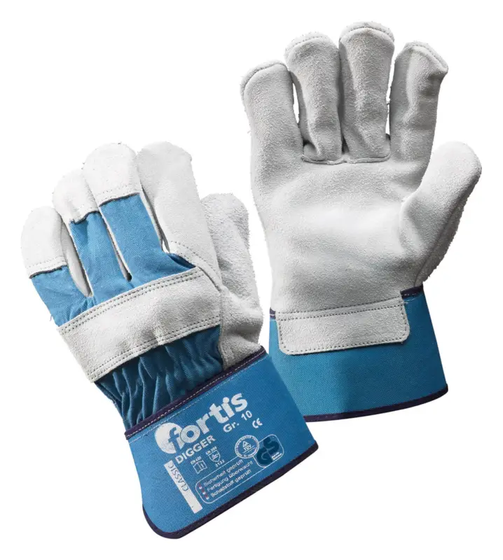 Fortis Handschuh Digger Rindspaltleder Größe 9(Verpackungseinheit: 12Paar) Günstig
