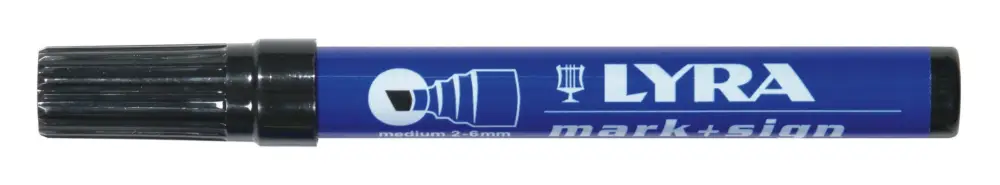 Nur Für Kurze Zeit Lyra Filzschreiber blau 111 2-6 mm Keilspitze