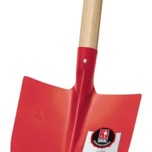 Idealspaten Frankfurter Schaufel ELS rot gepulvert Größe 5 Knallerangebot