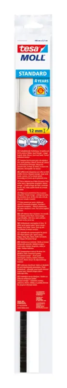 Tesa Tür-Dichtung 5433 transparent bis 12 mm Spalte(Verpackungseinheit: 5Stück) Versand Am Gleichen Tag