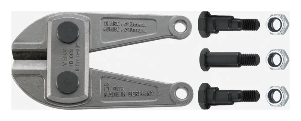 VBW Messerkopf mit Schrauben 610 mm Waggonit Zertifiziert