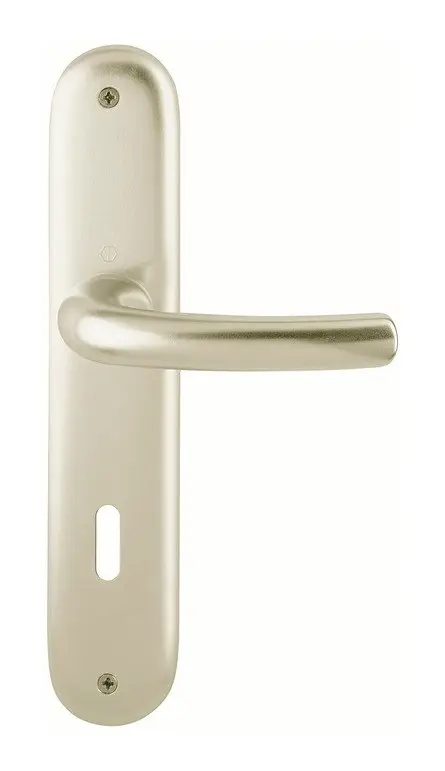 Hoppe Tokyo Aluminium-Langschild-Türgriff-Garnitur 1710/273P, Ovalbart, für Innentüren - neusilberfarben Günstig