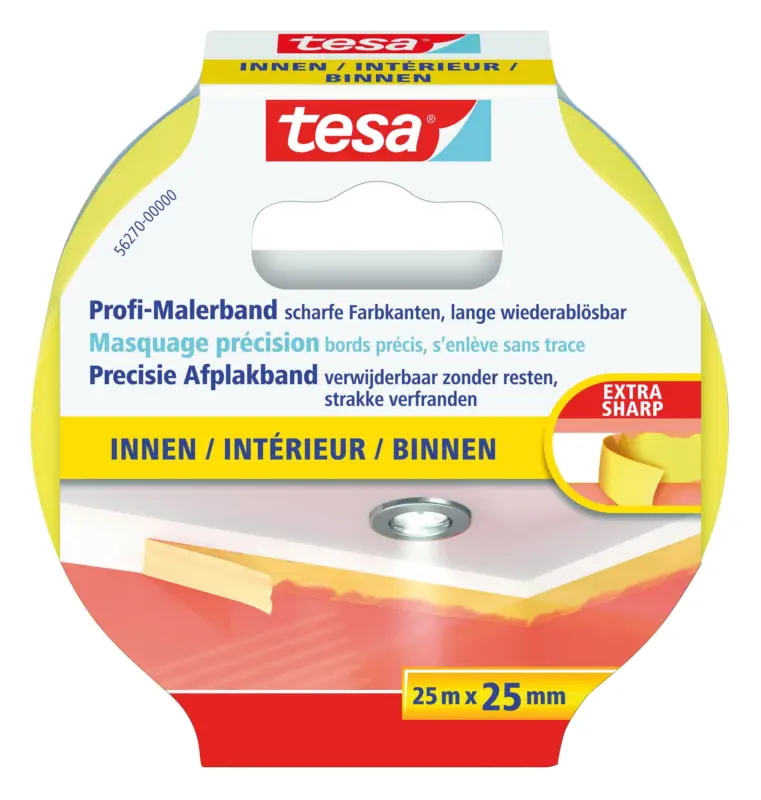 Sofort Bestellen Tesa tesakrepp Indoor 25m x 38 mm 56271(Verpackungseinheit: 8Stück)