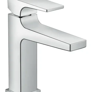 Hansgrohe Metropol Einhebel-Waschtischmischer 110 mit Hebelgriff mit Push-Open Ablaufgarnitur Ausladung 135 mm - Chrom Kracherpreis