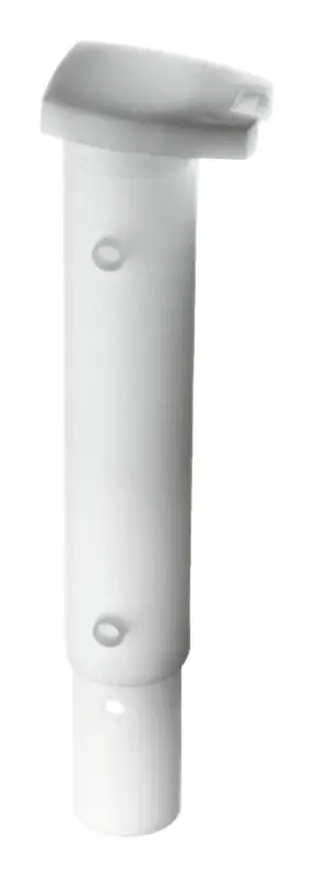 Letzte Chance Gustav Alberts Bodenhülse für Wäschepfahl Kunststoff weiß Rohr 42 mm
