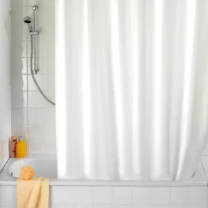 Must-Have Wenko Duschvorhang Uni weiß 180 x 200 cm