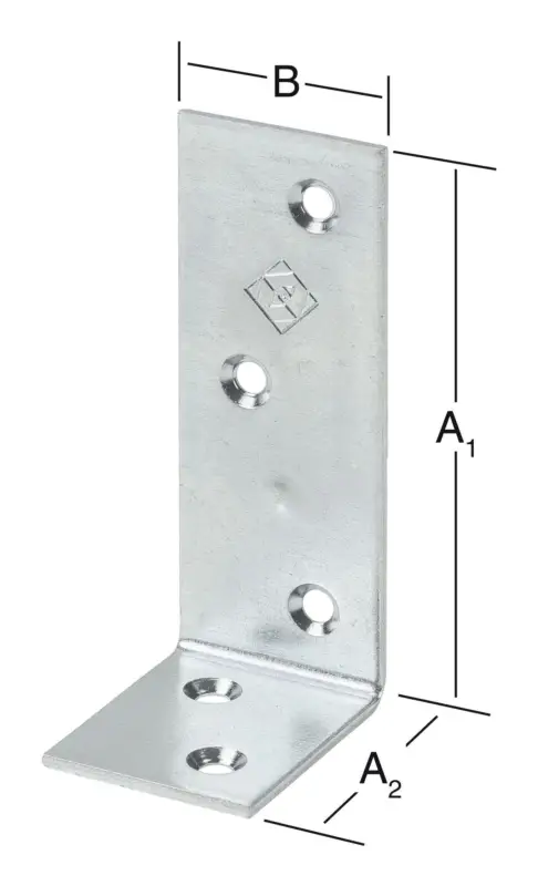 Vormann Balkenwinkel verzinkt 80 x 40 mm Nr.179080Z Geprüft