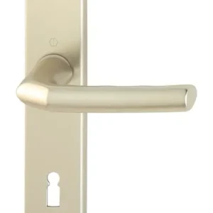 Hoppe Birmingham Aluminium-Langschild-Türgriff-Garnitur 1117/202SP, Buntbart, für Innentüren - neusilberfarben Beliebt