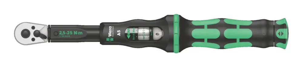 Neue Kollektion Wera Drehmomentschlüssel Click-Torque 2,5-25 Nm 1/4"