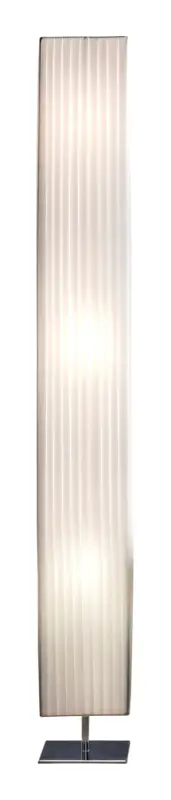 Direkt Vom Hersteller SalesFever Stehlampe, eckig 160 cm - Weiß, Chrom