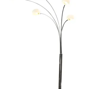 SalesFever Stehlampe (Five Fingers), 210 cm - Glas, Marmor Weiß Neu Im Sortiment