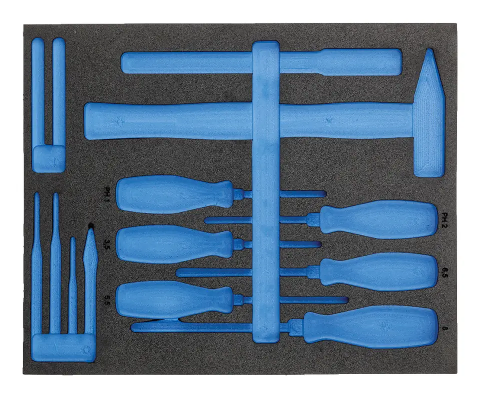 Markenprodukt Gedore Blau EI-TS CT2-2154SK-119 Check-Tool-Modul leer