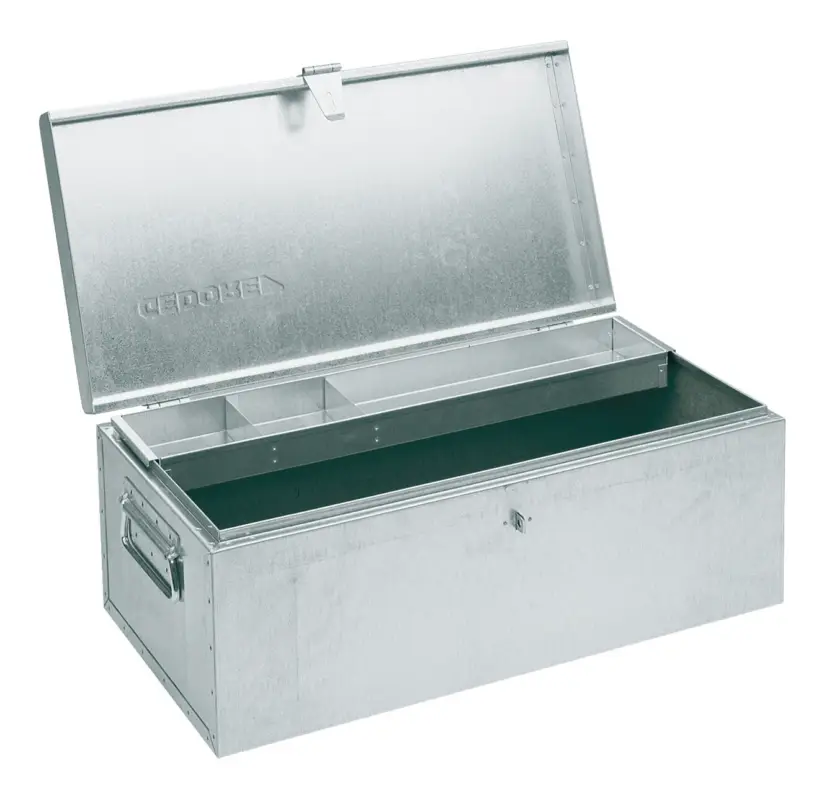 Bestpreis Gedore Blau 1440 Z-70 Werkzeugkoffer JUMBO verzinkt 320 x 698 x 387 mm