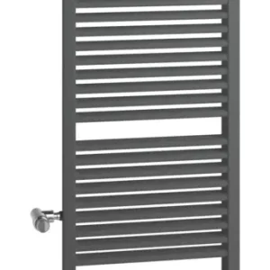 Abverkauf Kermi Duett-D Bad- und Wohnheizkörper Ausführung links 784 x 1188 x 74 mm - Anthracite Grey