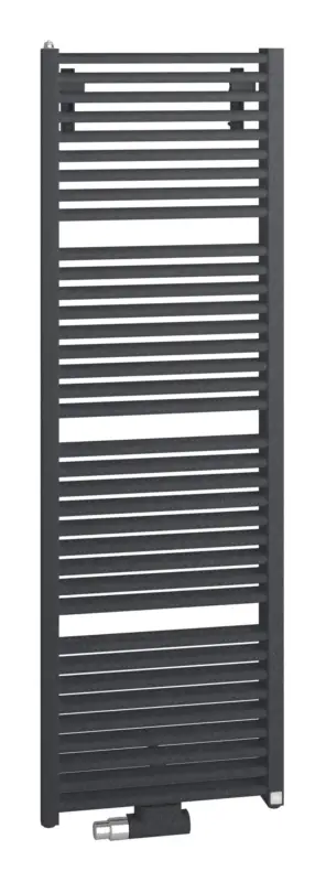 Kermi Duett Bad- und Wohnheizkörper 484 x 1188 x 74 mm - Anthracite Grey Must-Have