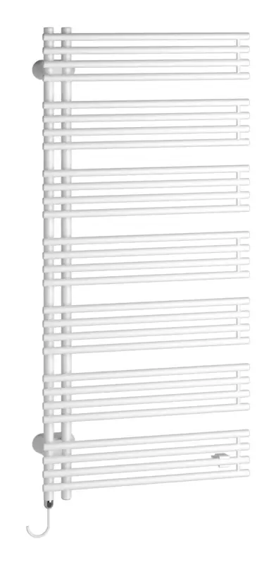 Kermi Diveo-E Bad- und Wohnheizkörper WRX - Regler Ausführung rechts 450 x 940 x 46 mm - Weiß / Weiß Billig