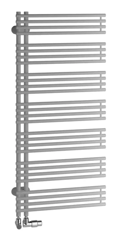 Preis Gesenkt Kermi Diveo Bad- und Wohnheizkörper Ausführung rechts Anschluss seitlich 600 x 1700 x 46 mm - Glanzsilber
