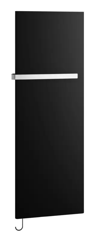 Kermi Pateo (Raumerwärmung) Infrarotheizkörper WWS - Regler 540 W 500 x 1925 x 66 mm Schwarz Soft (RAL 9005 MT) / Schwarz Sale