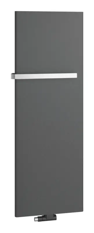 Rabatt Kermi Pateo Bad- und Wohnheizkörper ohne Abdeckung 600 x 1525 x 66 mm - Graphit Metallic