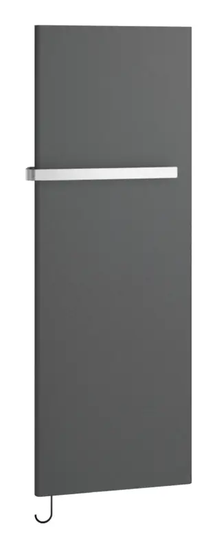 Kermi Pateo (Handtucherwärmung) Infrarotheizköprer WWS - Regler 410 W 600 x 1725 x 66 mm - Graphit Metallic / Schwarz Online Kaufen