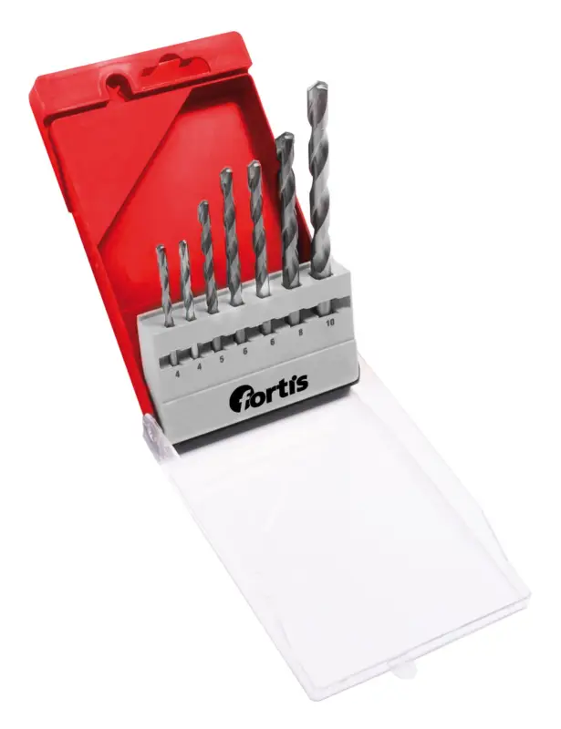 Jetzt Bestellen Fortis Allzweckbohrer-Set 7tlg. 4, 4, 5, 6, 6, 8, 10 x 120 mm