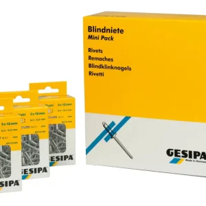 Preisreduziert Gesipa Mini-Pack PolyGrip Stahl / Stahl 4,8 x 15 mm