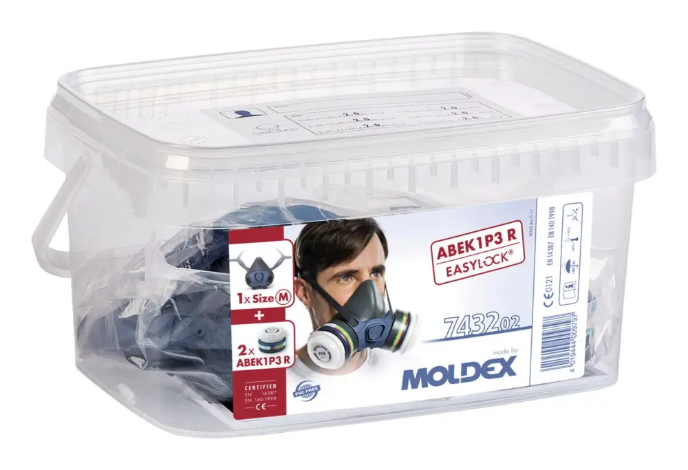 Moldex Atemschutzbox 7432, A1B1E1K1P3 R Letzte Chance