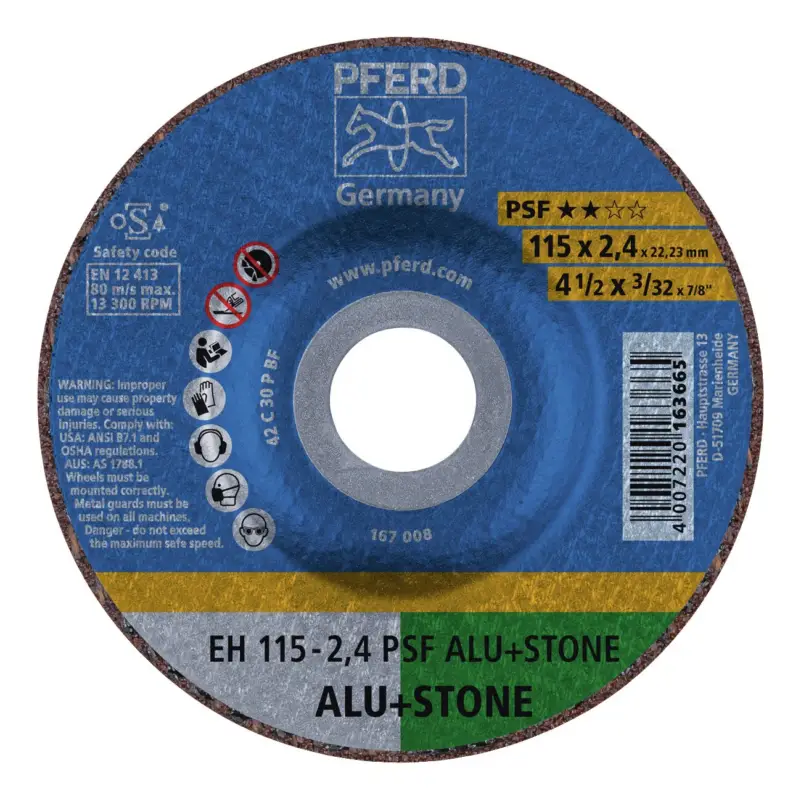 Echt Pferd Trennscheibe C30PPS gekröpft 115 x 2,4 mm