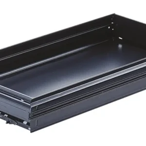 Zertifiziert Hettich Stahlschubkasten, 1054134, schwarz
