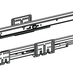 Wochenendangebot Hettich Unterflur-Vollauszug, 9240898, 500 mm, Stahl