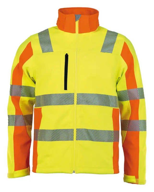 Angebot Asatex Warnjacke Softshell Prevent gelb Größe XXL