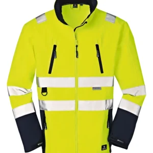 Schnäppchen 4Protect Jacke Pittsburgh Softshell leuchtgelb / navy Größe M