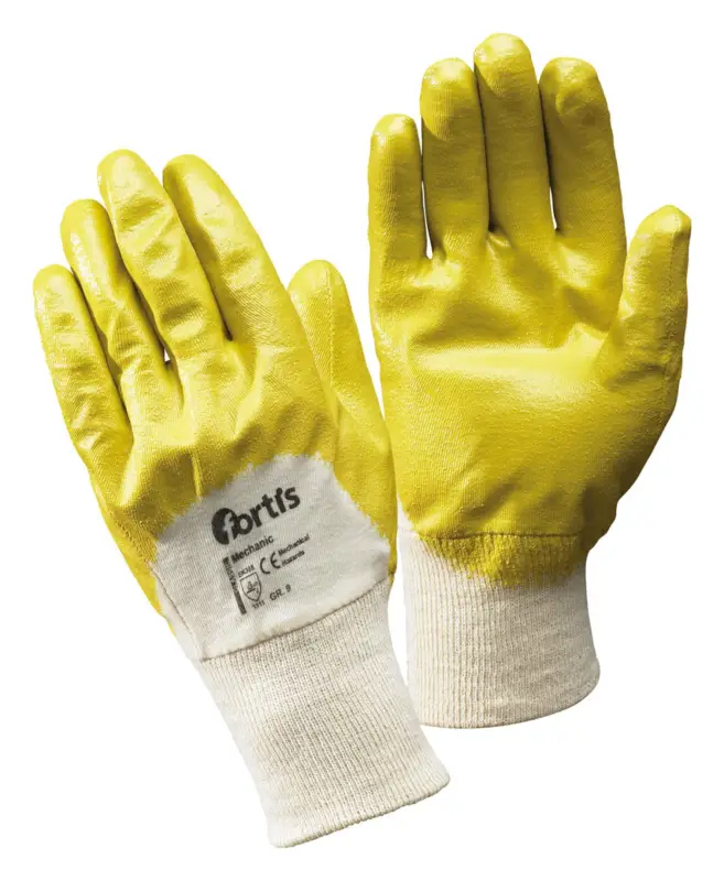 Fortis Handschuh Nitril Mechanic Größe 9 gelb(Verpackungseinheit: 12Paar) Neue Ware
