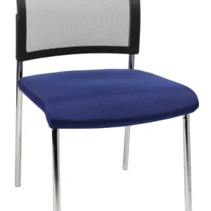 Topstar Besucher-Stuhl Visit10 mit Polster / Netz blau(Verpackungseinheit: 2Stück) Neue Ware