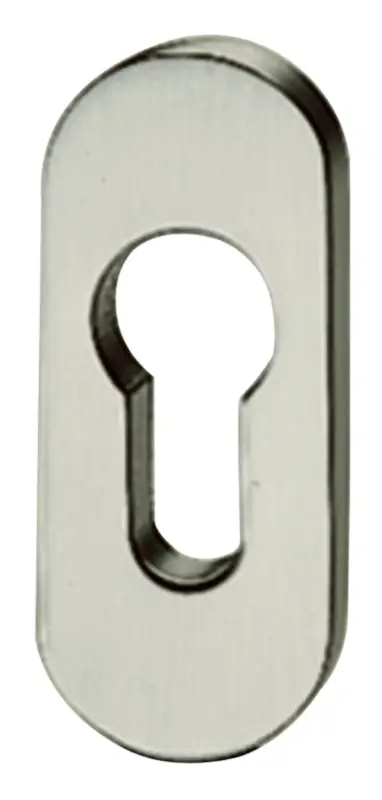 FSB Profiltür-Schlüsselrosette Profilzylinder PZ 0 17 1729 oval F69 matt Echt