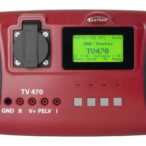 Testboy TV 470 Gerätetester nach DIN VDE 0701-0702 / DIN VDE 0751 (DIN EN 62353) Abverkauf