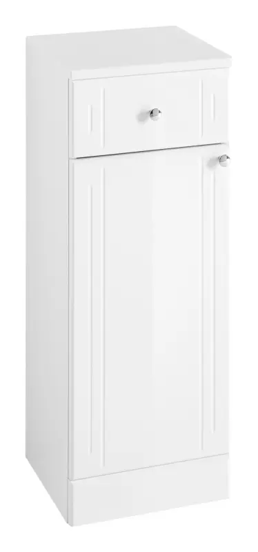 Neu Im Sortiment Pelipal Quickset 955 Unterschrank 325 x 854 x 330 mm - Weiß / Weiß Hochglanz