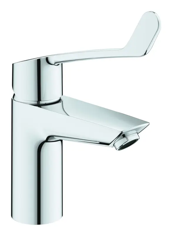 Geprüft Grohe Eurosmart Einhand-Waschtischbatterie langer Hebel mit Push-open-Ablaufgarnitur S-Size - Chrom