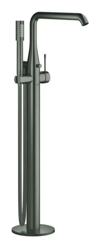 Grohe Essence Einhand-Wannenbatterie Bodenmontage - Hard Graphite gebürstet Geprüft
